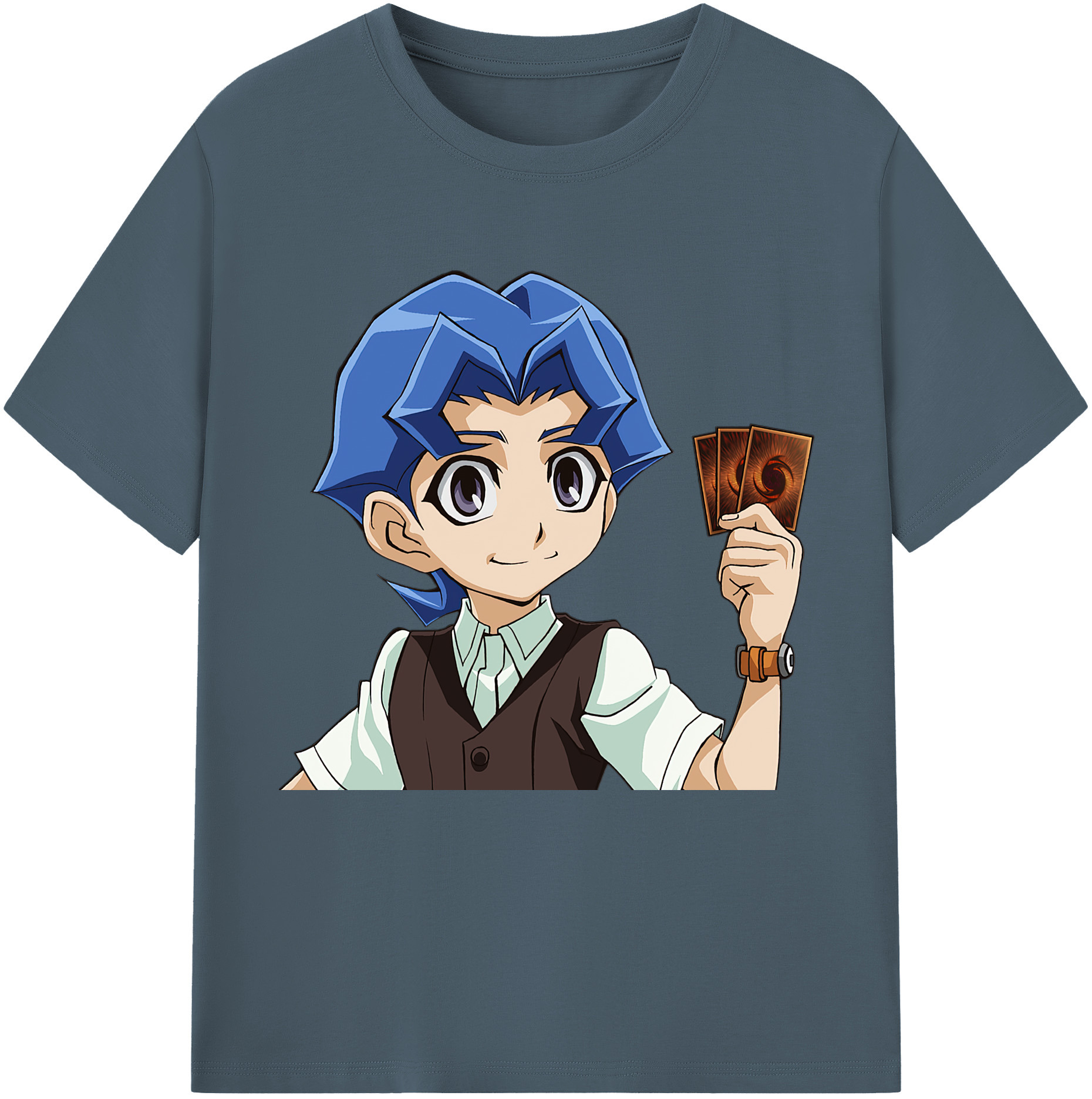 （画像用） 遊☆戯☆王 Yu-Gi-Oh! 綿100％半袖Tシャツ（フロントプリント）